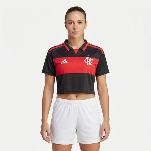 Camisa Flamengo Cropped Home 2026/27 - Torcedor Masculino