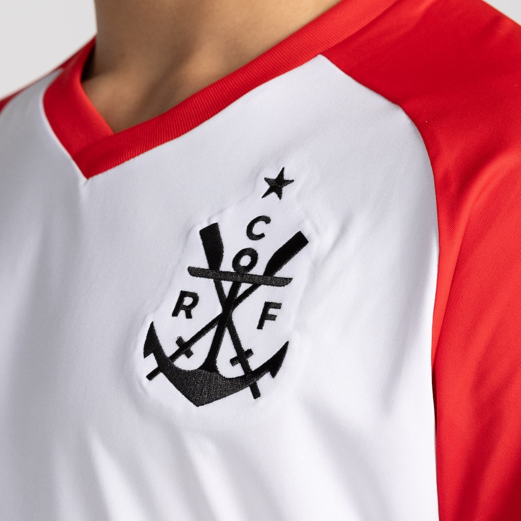 Camisa Flamengo Pré Jogo Branca e Vermelho 2026/27 - Torcedor Masculino