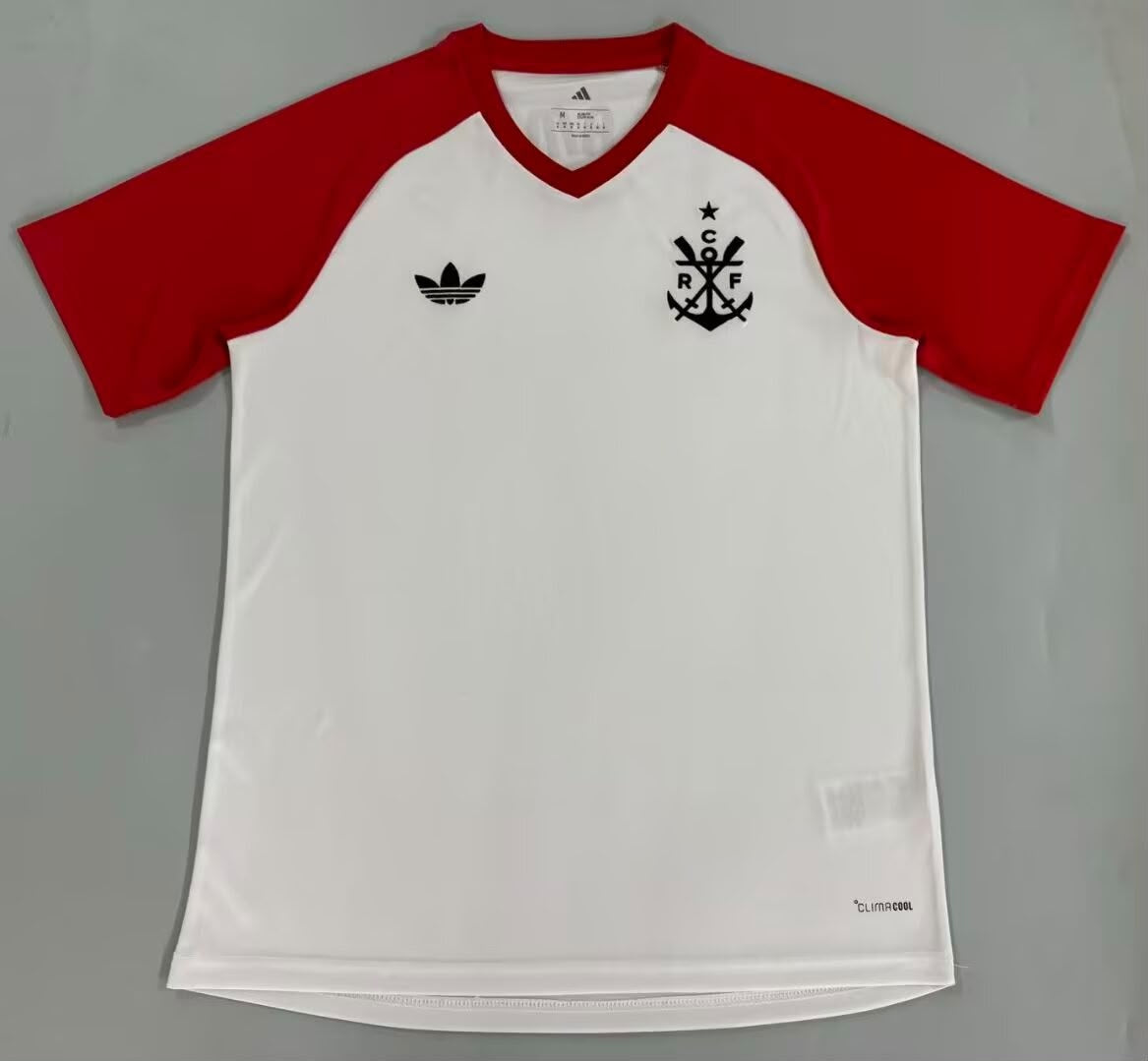 Camisa Flamengo Pré Jogo Branca e Vermelho 2026/27 - Torcedor Masculino