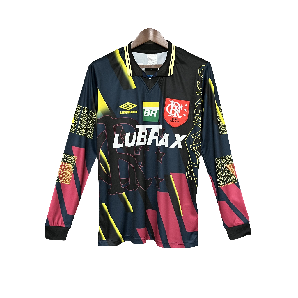 Camisa Flamengo Retrô 1997 Manga Longa - Torcedor Masculino