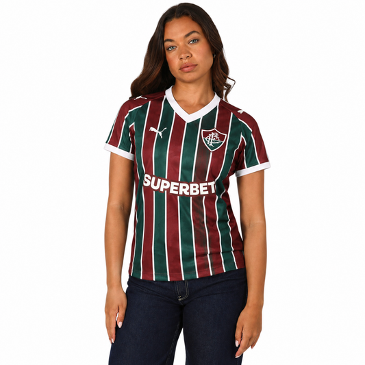 Camisa Fluminense Home 2026/27 - Torcedor Feminina