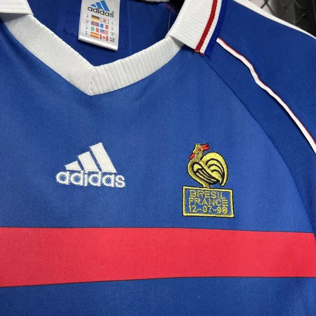 Camisa França Home Retrô 1998 - Torcedor Masculino