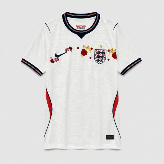 Camisa Inglaterra Bordada Home 2026/27 - Torcedor Masculino