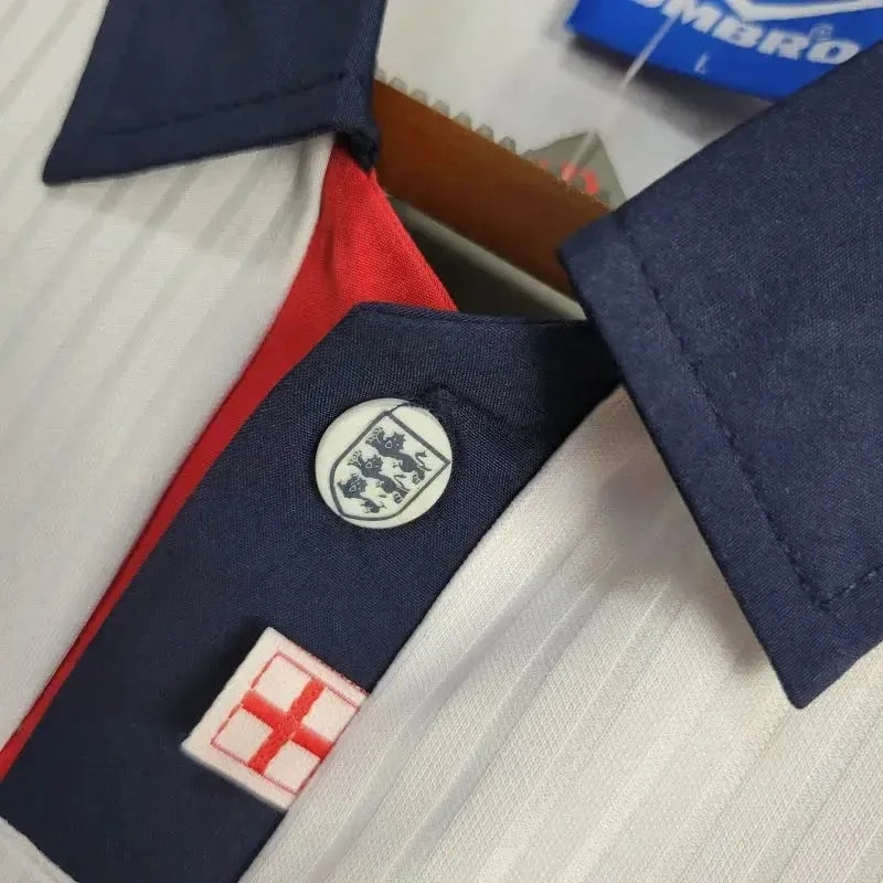Camisa Inglaterra Home Retrô 1998 - Torcedor Masculino