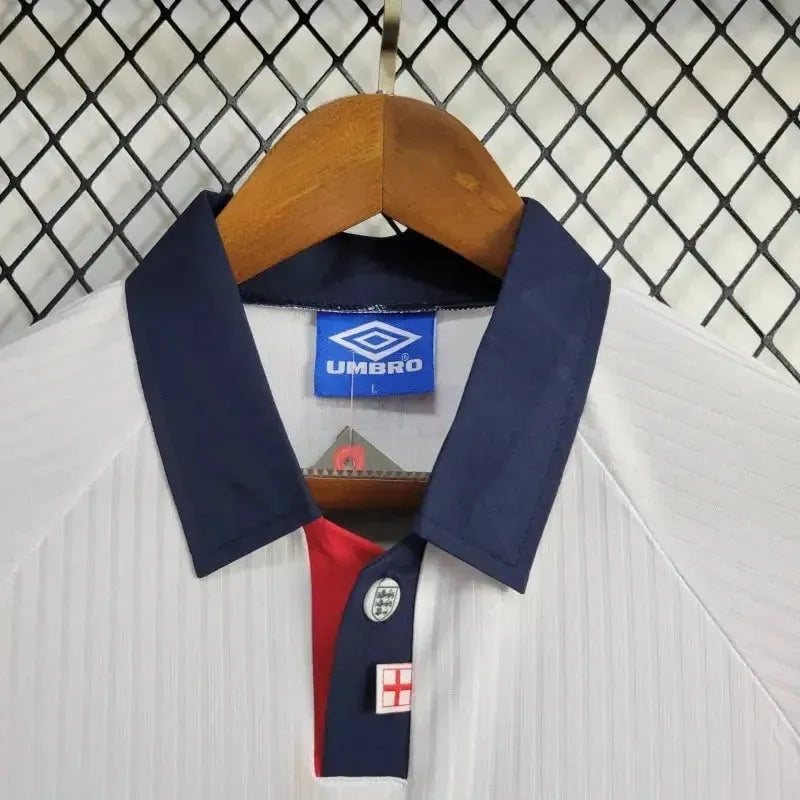 Camisa Inglaterra Home Retrô 1998 - Torcedor Masculino