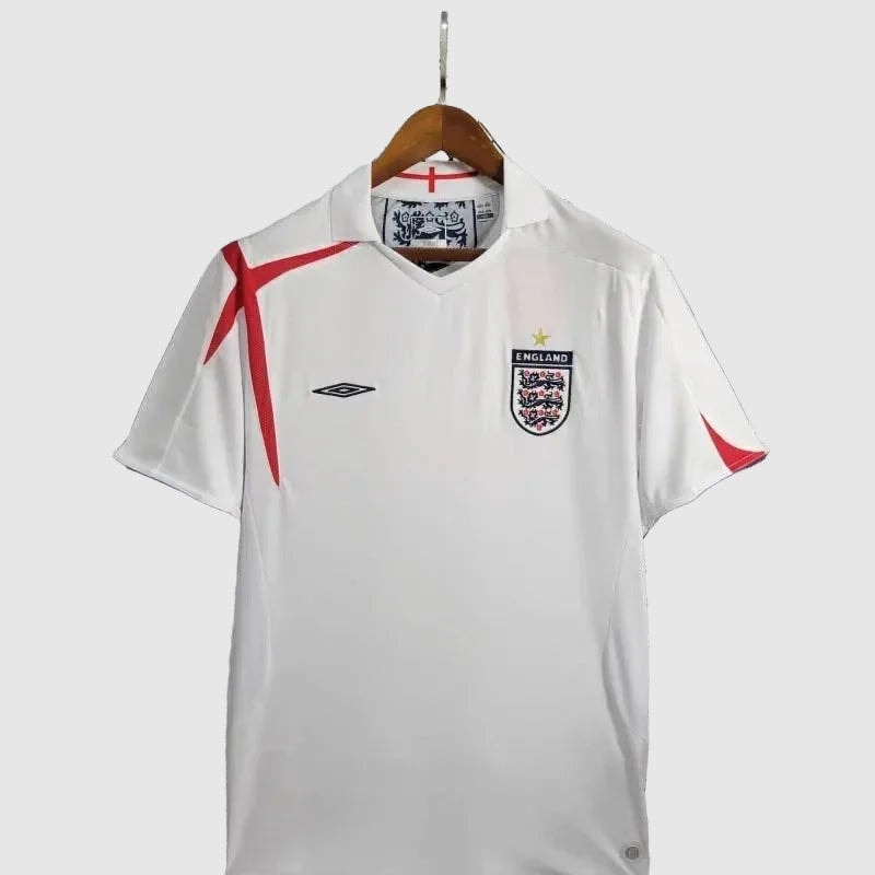 Camisa Inglaterra Home Retrô 2005 - Torcedor Masculino
