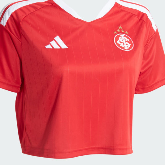 Camisa Internacional Cropped Home 2026/27 - Torcedor Feminina