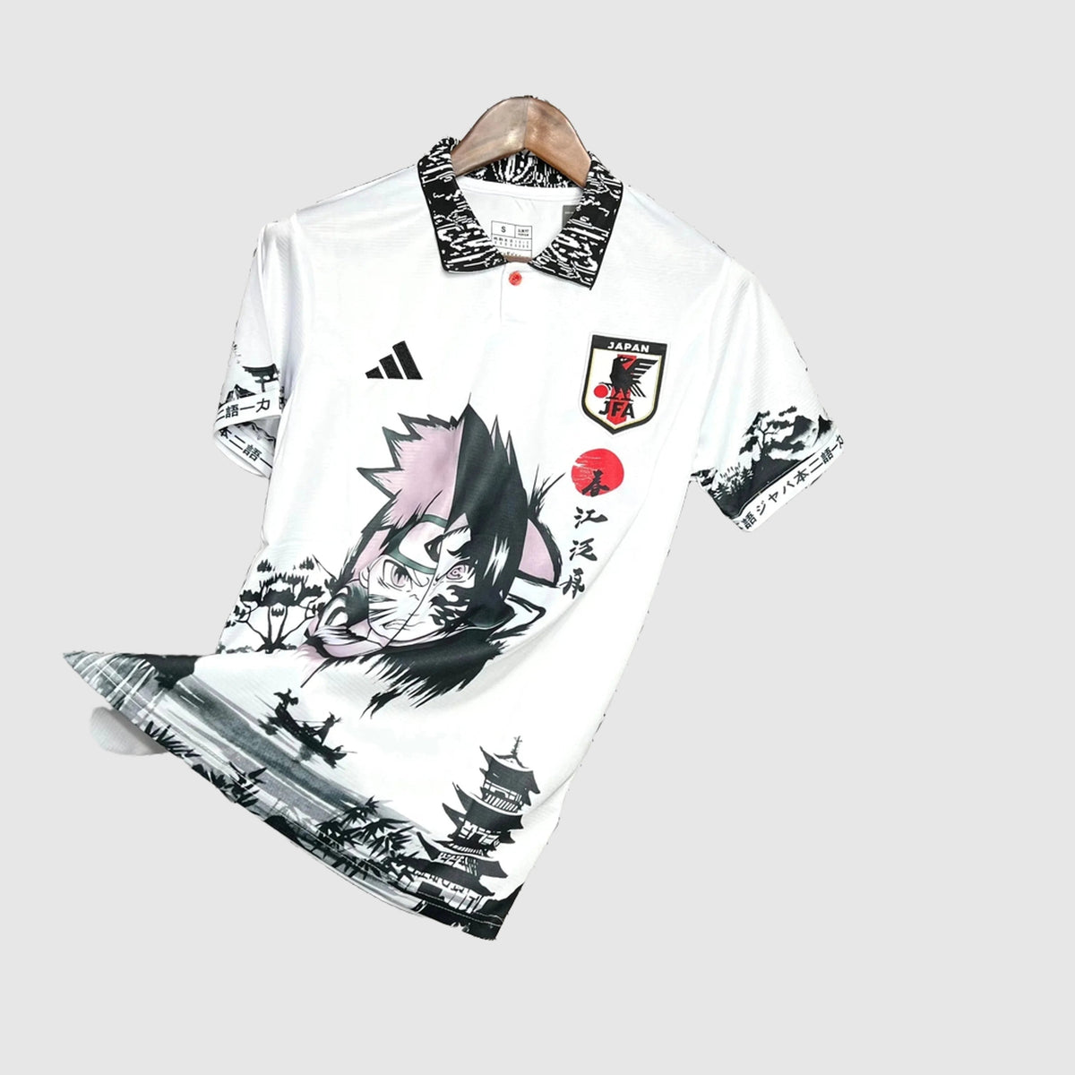 Camisa Japão Edição Especial Uzumaki e Uchiha Sasuke - Torcedor Masculino