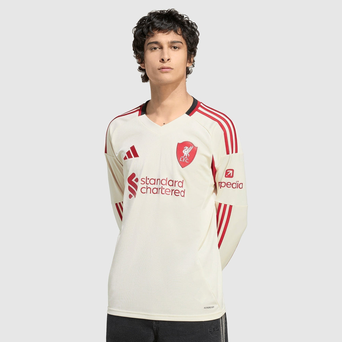 Camisa Liverpool Away 2025/26 Manga Longa - Torcedor Masculino