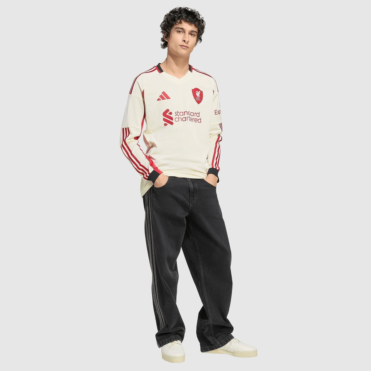 Camisa Liverpool Away 2025/26 Manga Longa - Torcedor Masculino