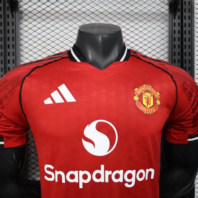 Camisa Manchester United Home 2025/26 - Jogador Masculino