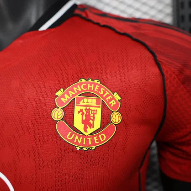 Camisa Manchester United Home 2025/26 - Jogador Masculino