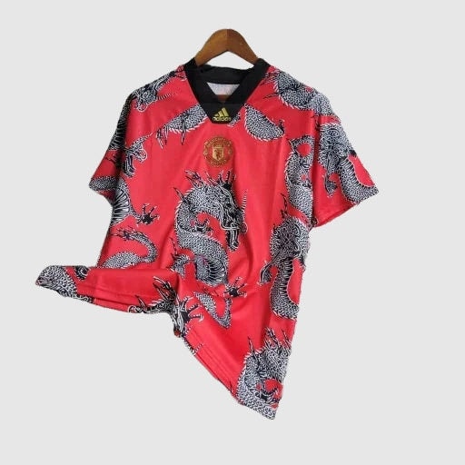 Camisa Manchester United Retrô 2019/20 Dragão China - Torcedor Masculino