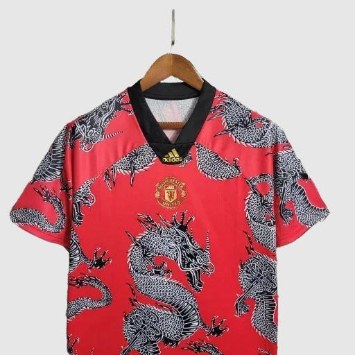Camisa Manchester United Retrô 2019/20 Dragão China - Torcedor Masculino