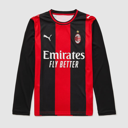 Camisa Milan Home 2026/27 Manga Longa - Jogador Masculino