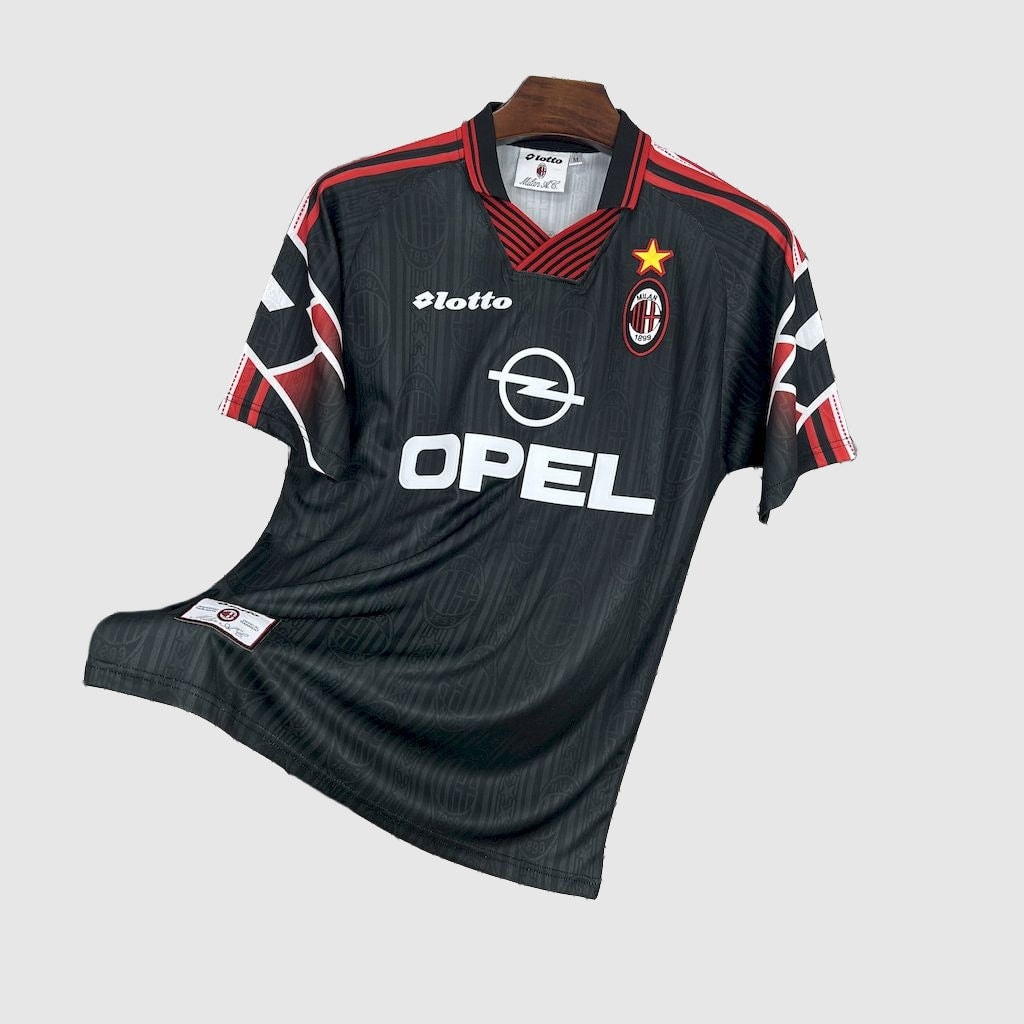 Camisa Milan Retrô 1997/98 Cup de Belo Horizonte Centenário - Torcedor Masculino