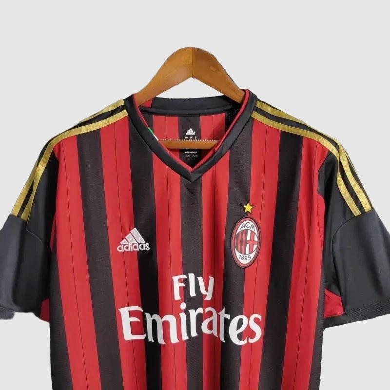 Camisa Milan Retrô 2013/14 - Torcedor Masculino