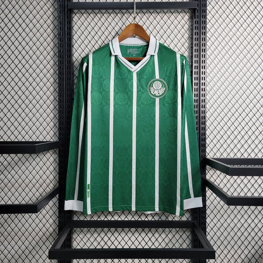 Camisa Palmeiras Home Retrô 1993 Manga Longa - Torcedor Masculino