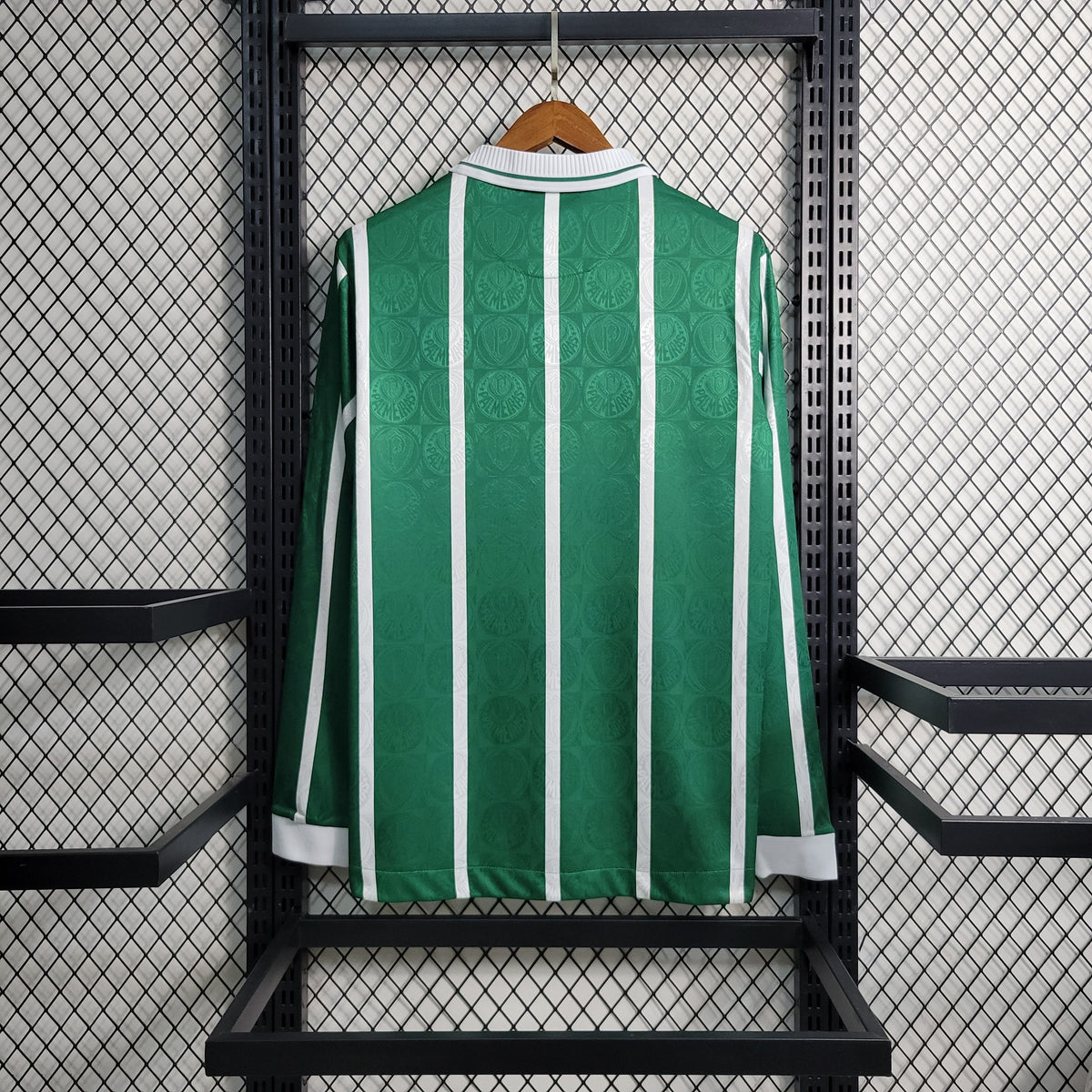 Camisa Palmeiras Home Retrô 1993 Manga Longa - Torcedor Masculino