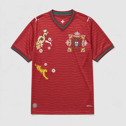 Camisa Portugal Bordada Home 2026/27 - Torcedor Masculino