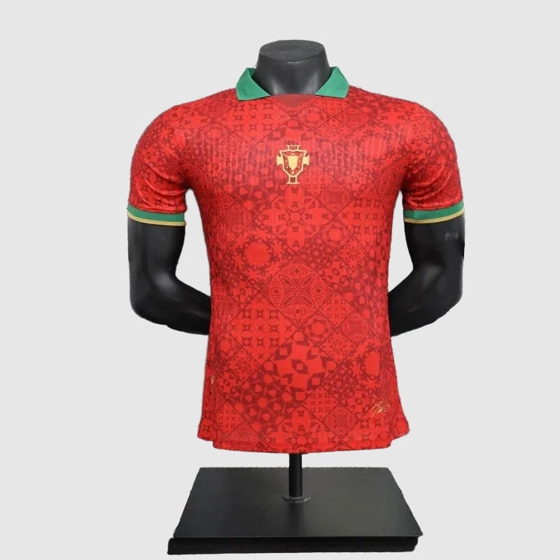 Camisa Portugal “ Comemorativa ” Vermelha Edição Especial - Jogador Masculino
