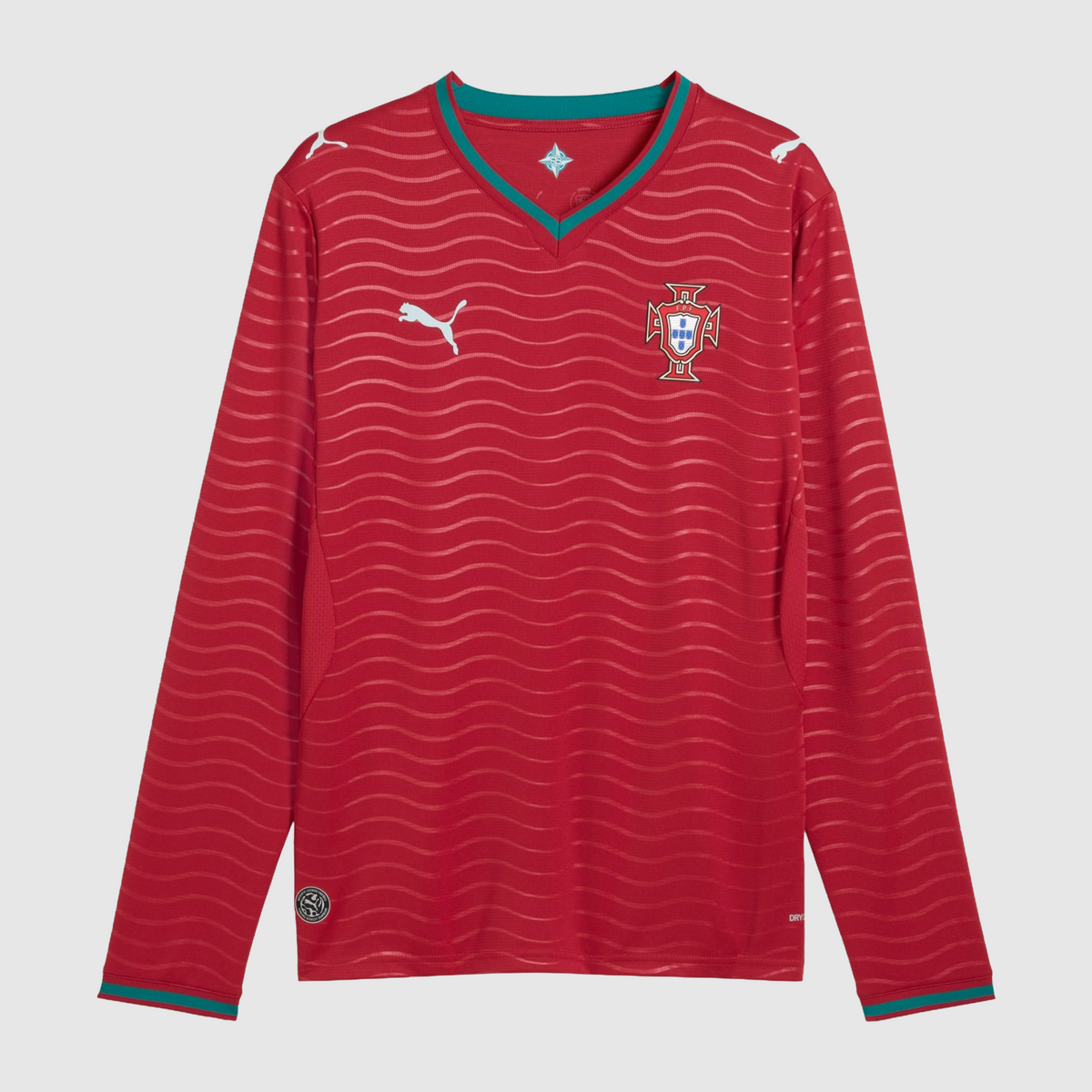 Camisa Portugal Home 2026/27 Manga Longa - Jogador Masculino