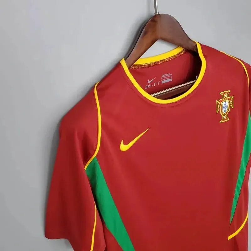 Camisa Portugal Home Retrô 2002 - Torcedor Masculino