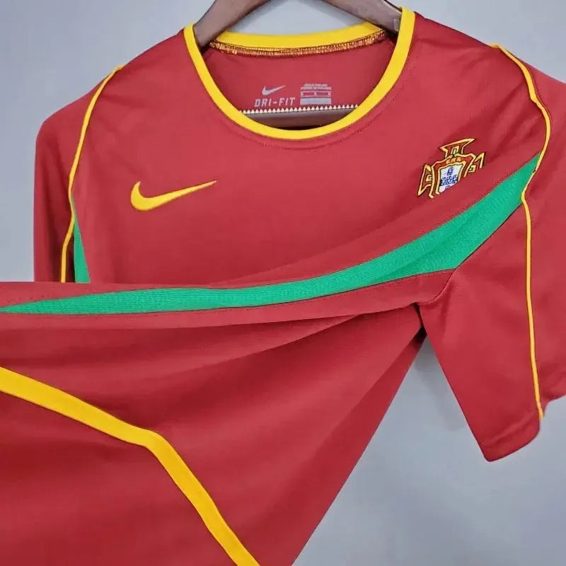 Camisa Portugal Home Retrô 2002 - Torcedor Masculino