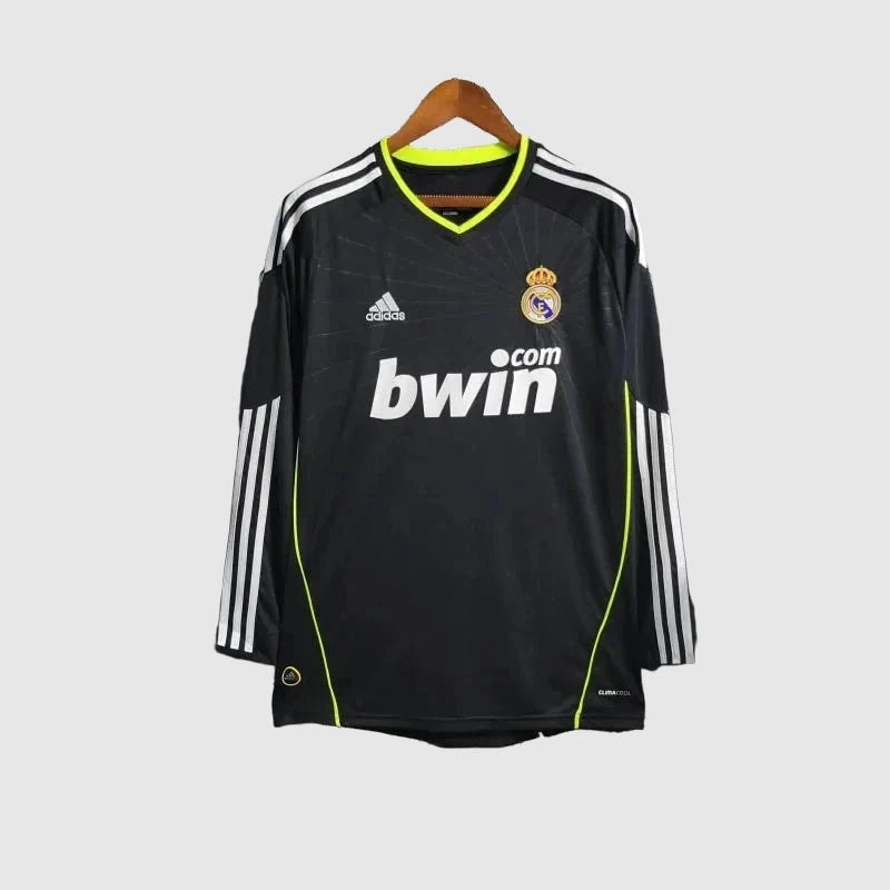 Camisa Real Madrid Away Retrô 2010/11 Manga Longa - Torcedor Masculino