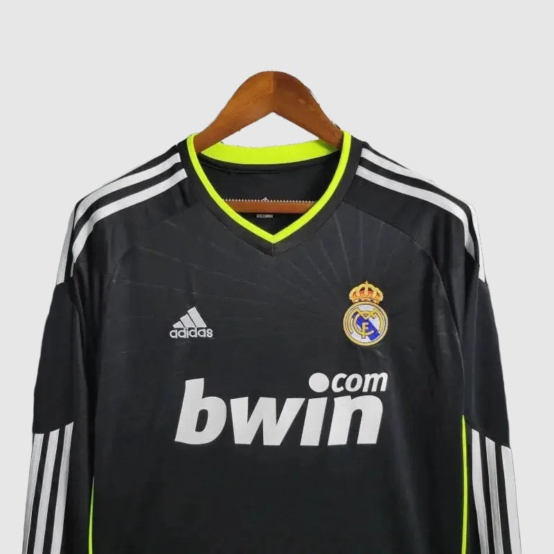 Camisa Real Madrid Away Retrô 2010/11 Manga Longa - Torcedor Masculino