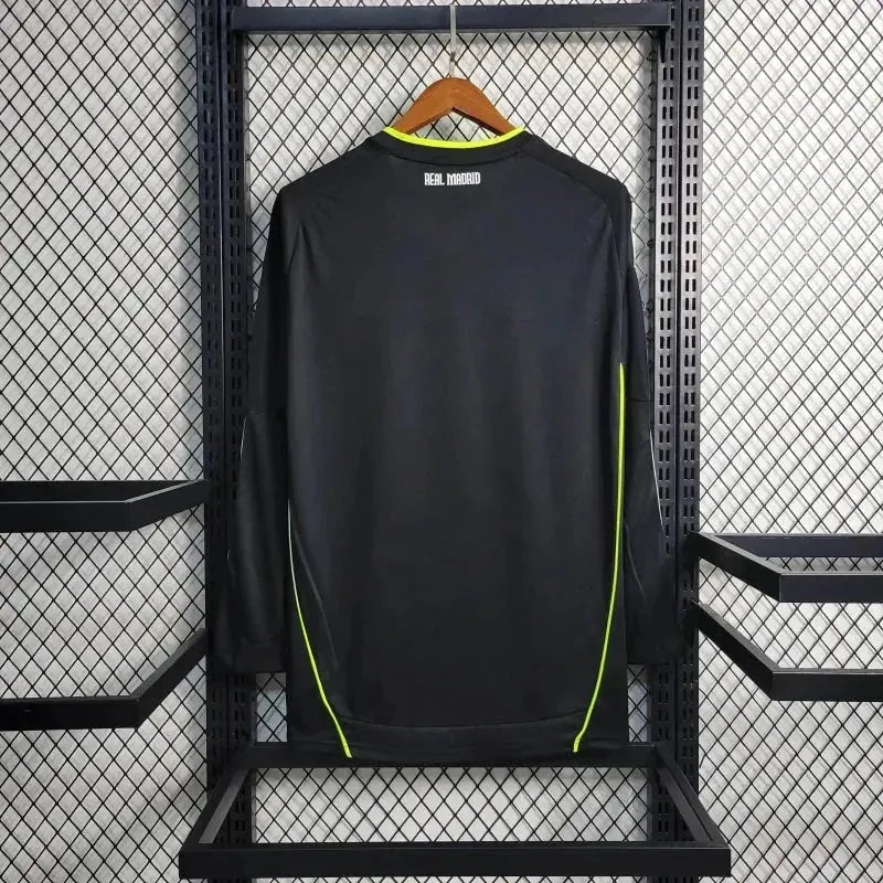 Camisa Real Madrid Away Retrô 2010/11 Manga Longa - Torcedor Masculino