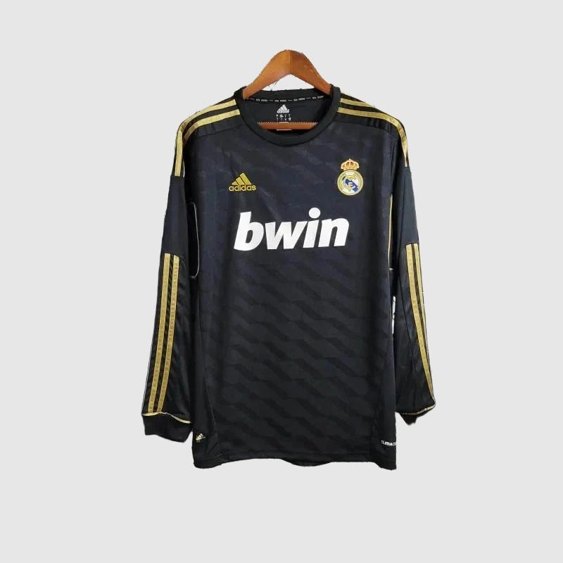Camisa Real Madrid Away Retrô 2011/12 Manga Longa - Torcedor Masculino