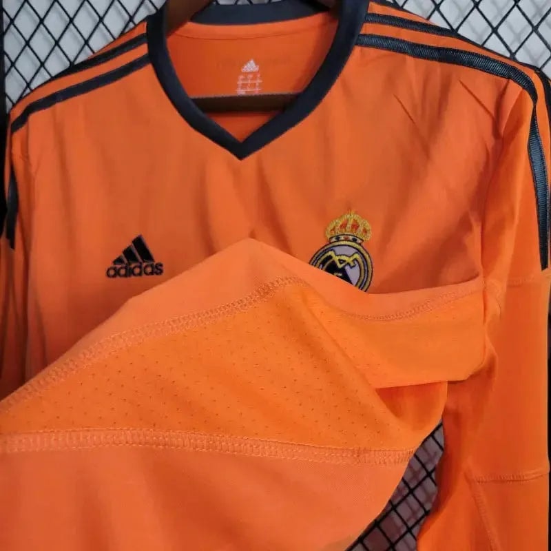 Camisa Real Madrid Away Retrô 2013/14 2 Manga Longa - Torcedor Masculino