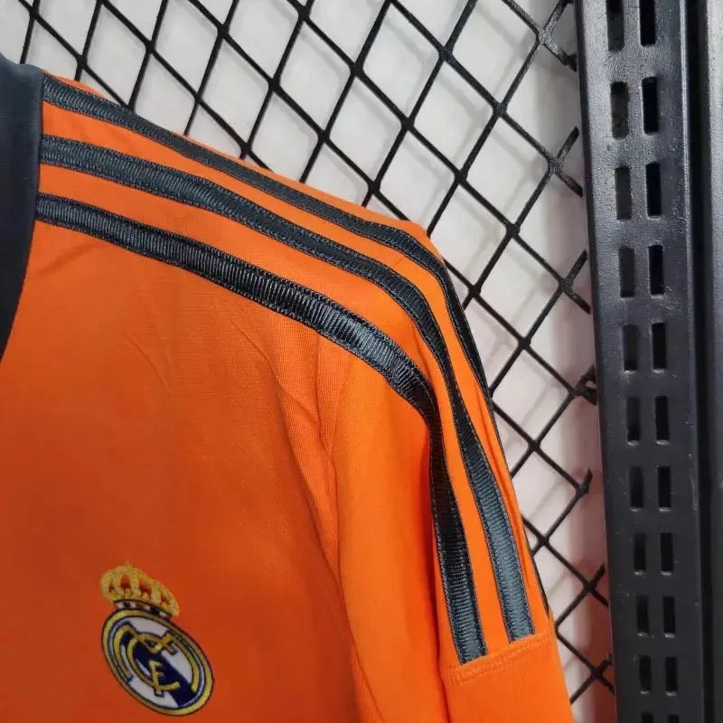 Camisa Real Madrid Away Retrô 2013/14 2 Manga Longa - Torcedor Masculino