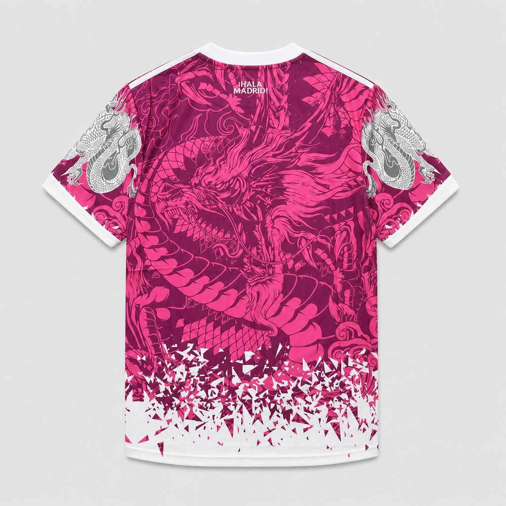 Camisa Real Madrid Dragão Magenta Edição Especial 2026/27 - Torcedor Masculino