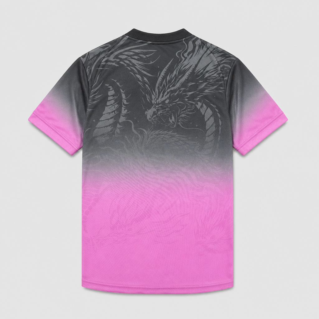 Camisa Real Madrid Dragão Rosa Fade Edição Especial 2026/27 - Torcedor Masculino