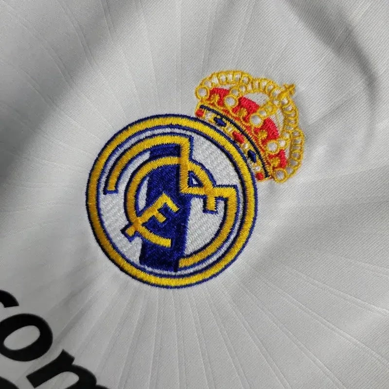 Camisa Real Madrid Home Retrô 2010/11 Manga Longa - Torcedor Masculino
