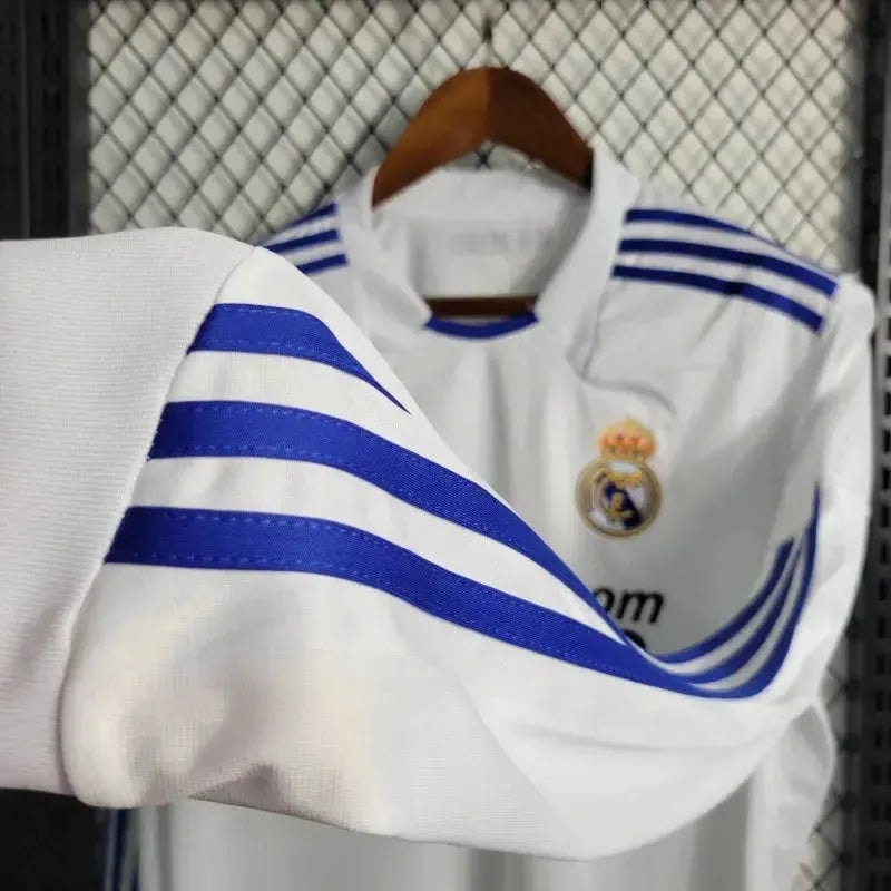 Camisa Real Madrid Home Retrô 2010/11 Manga Longa - Torcedor Masculino