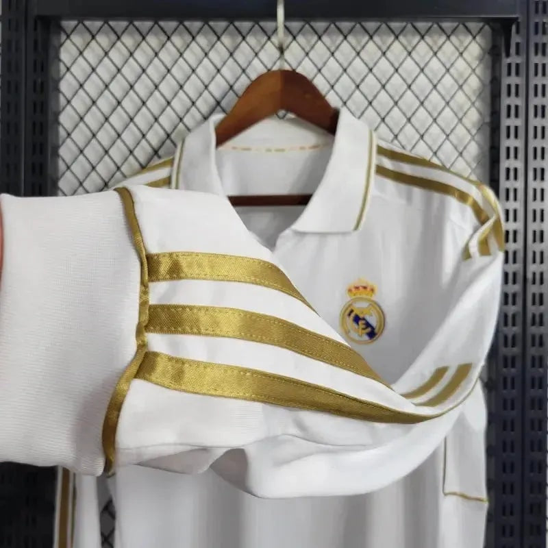 Camisa Real Madrid Home Retrô 2011/12 Manga Longa - Torcedor Masculino