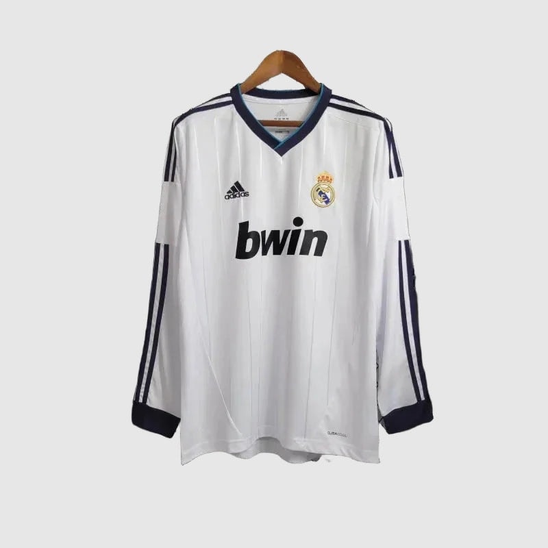 Camisa Real Madrid Home Retrô 2012/13 Manga Longa - Torcedor Masculino