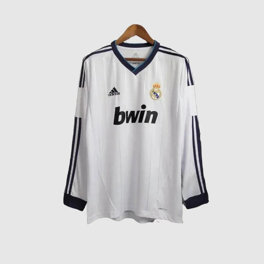 Camisa Real Madrid Home Retrô 2012/13 Manga Longa - Torcedor Masculino