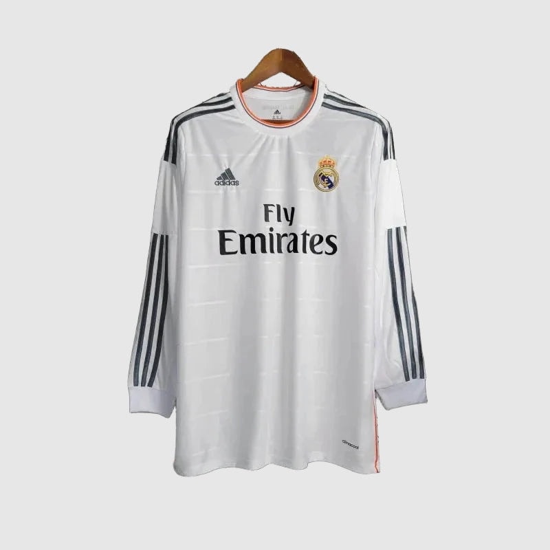 Camisa Real Madrid Home Retrô 2013/14 Manga Longa - Torcedor Masculino