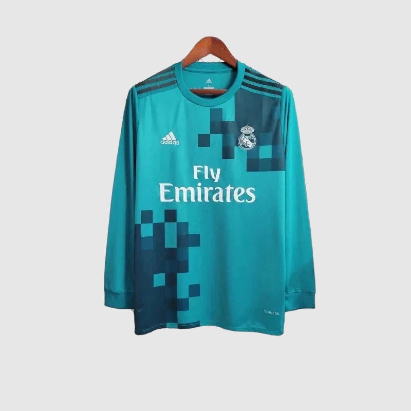 Camisa Real Madrid Retrô 2017/18 Manga Longa - Torcedor Masculino