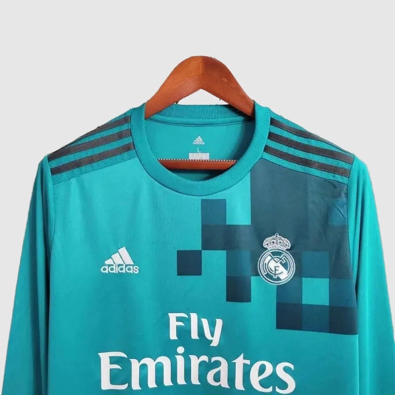 Camisa Real Madrid Retrô 2017/18 Manga Longa - Torcedor Masculino