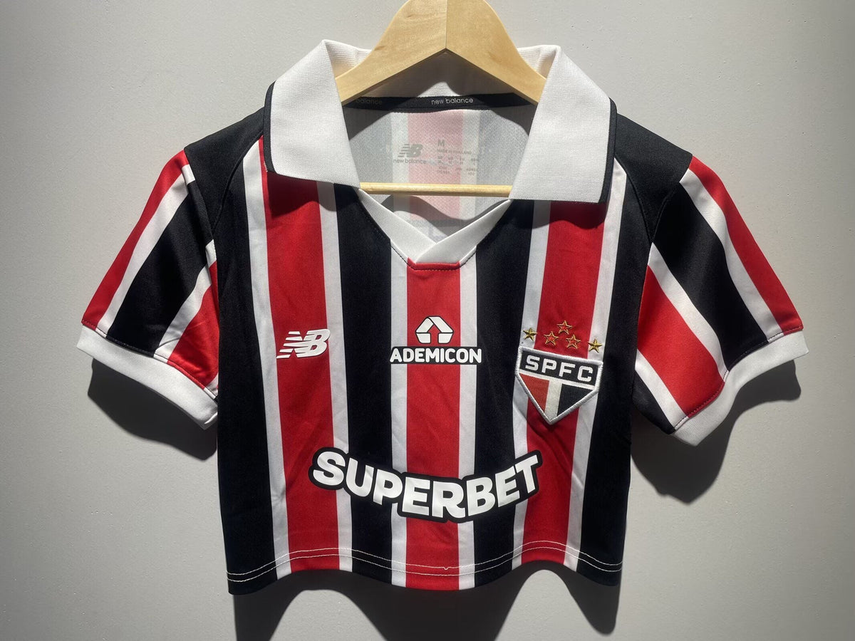 Camisa São Paulo Cropped Away 2026/27 - Torcedor Feminina
