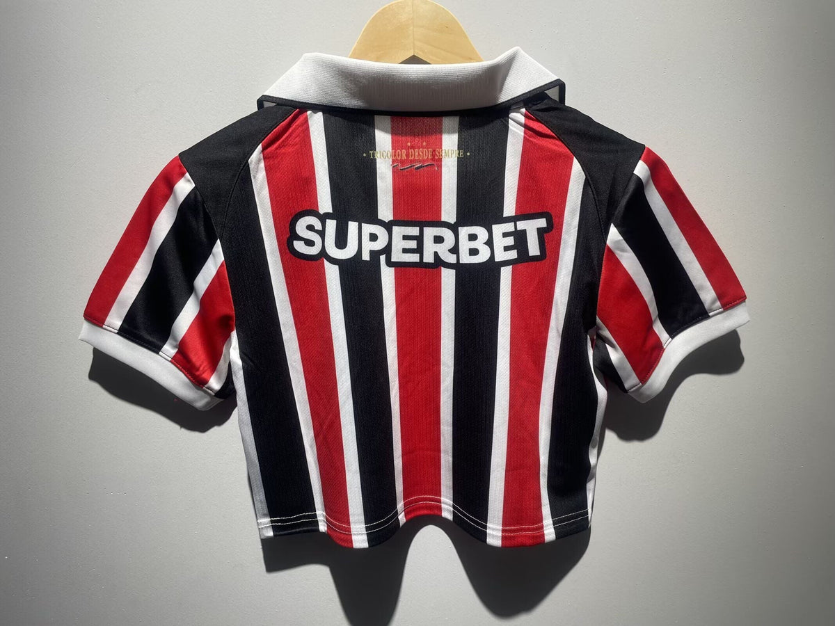 Camisa São Paulo Cropped Away 2026/27 - Torcedor Feminina