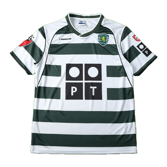 Camisa Sporting Home Retrô 2002/03 - Torcedor Masculino