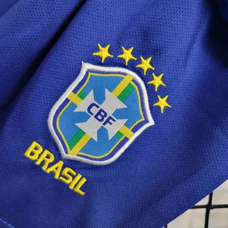 Conjunto Infantil Brasil Away 2024/25