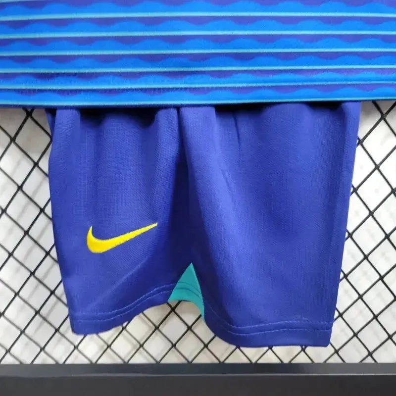 Conjunto Infantil Brasil Away 2024/25
