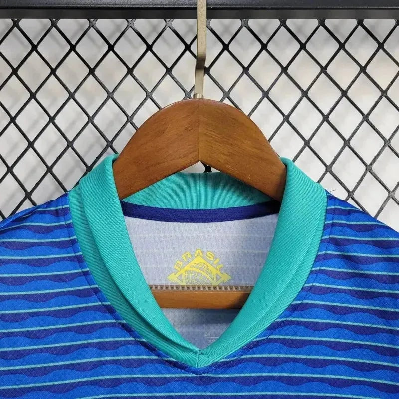 Conjunto Infantil Brasil Away 2024/25